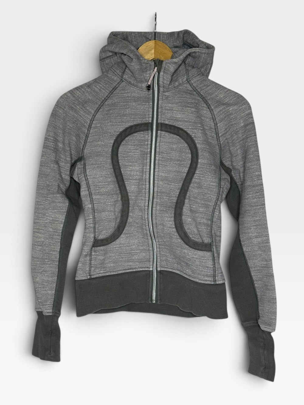 Lululemon Heather Gray Scuba Hoodie 4